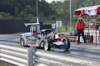 Altered Drag Car launching