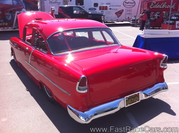 Red 1956 Chevrolet Bel Air
