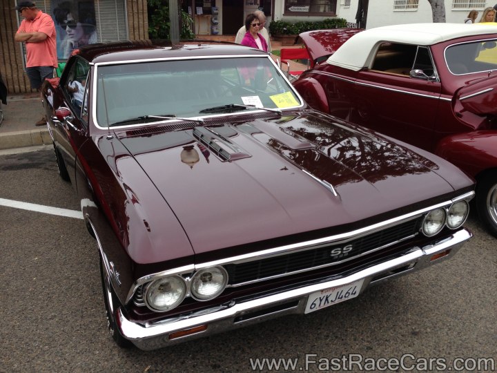 Maroon 1966 Chevelle SS 396