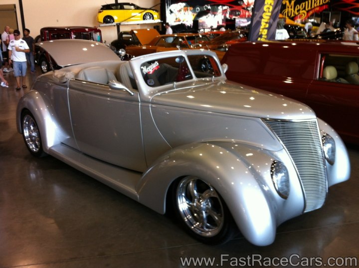 Silver 1937 Rag-top Coupe