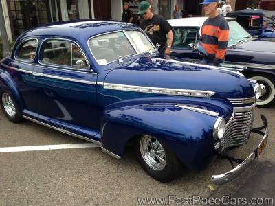 Blue 1941 Chevrolet Special Deluxe Coupe
