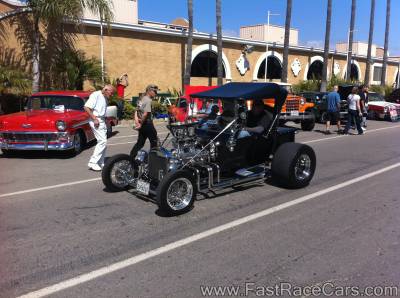 Black T-Bucket Roadster