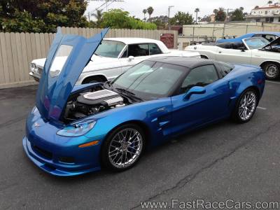 Blue ZR1 Corvette