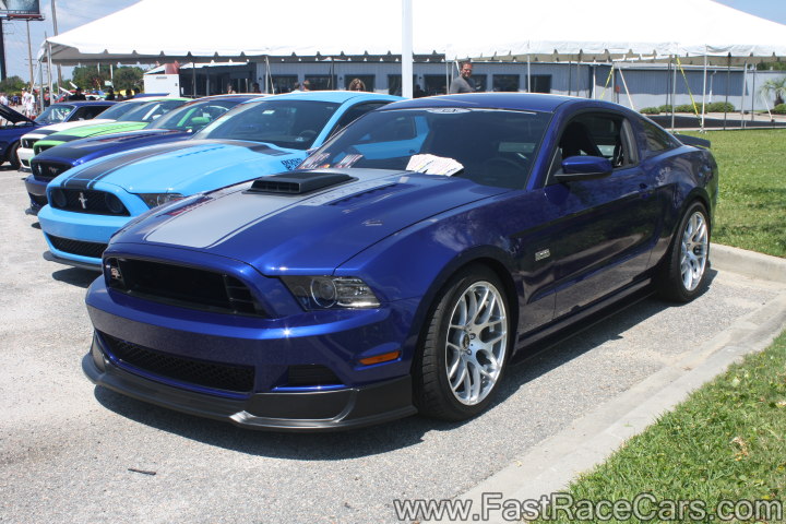 2012 Blue Mustang GT 