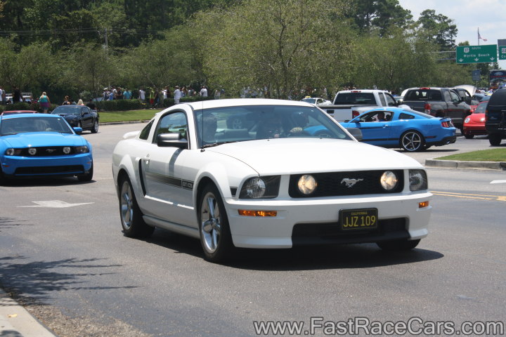 White Mustang GT California Special