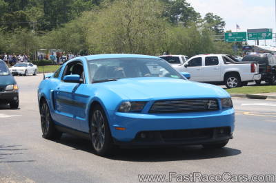 Bright Blue Mustang GT California Special