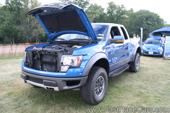 Blue 2011 Ford SVT Truck